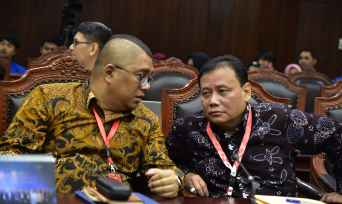 Abhan Beberkan Evaluasi Pemilu Serentak Dalam Sidang MK