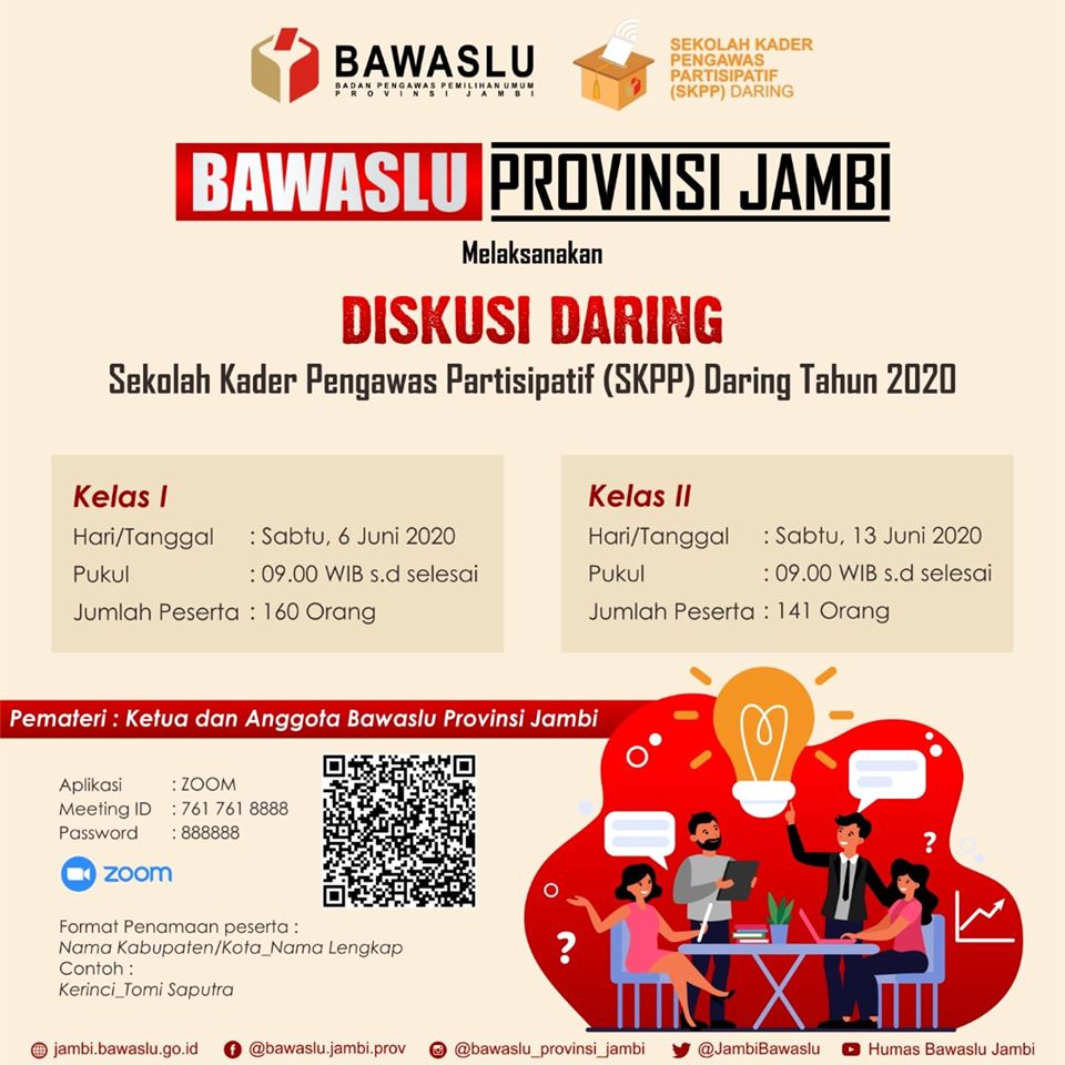 Bawaslu Gelar Sesi Diskusi Daring SKPP