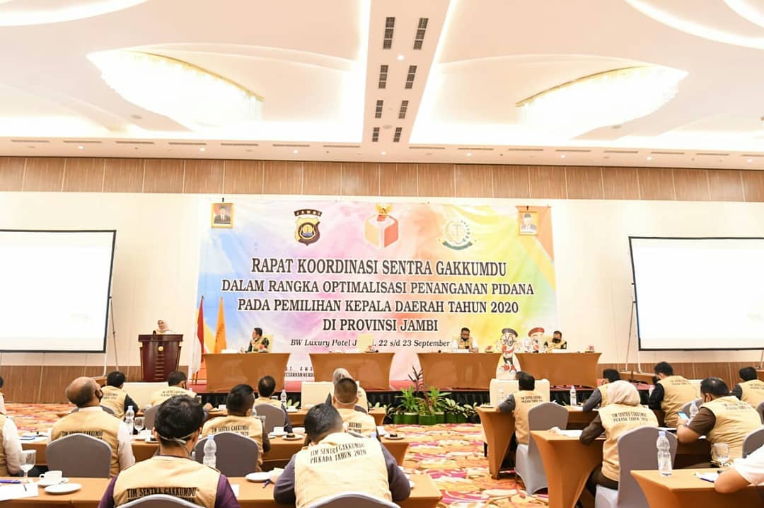 Bawaslu Jambi Gelar Rakor Sentra Gakkumdu