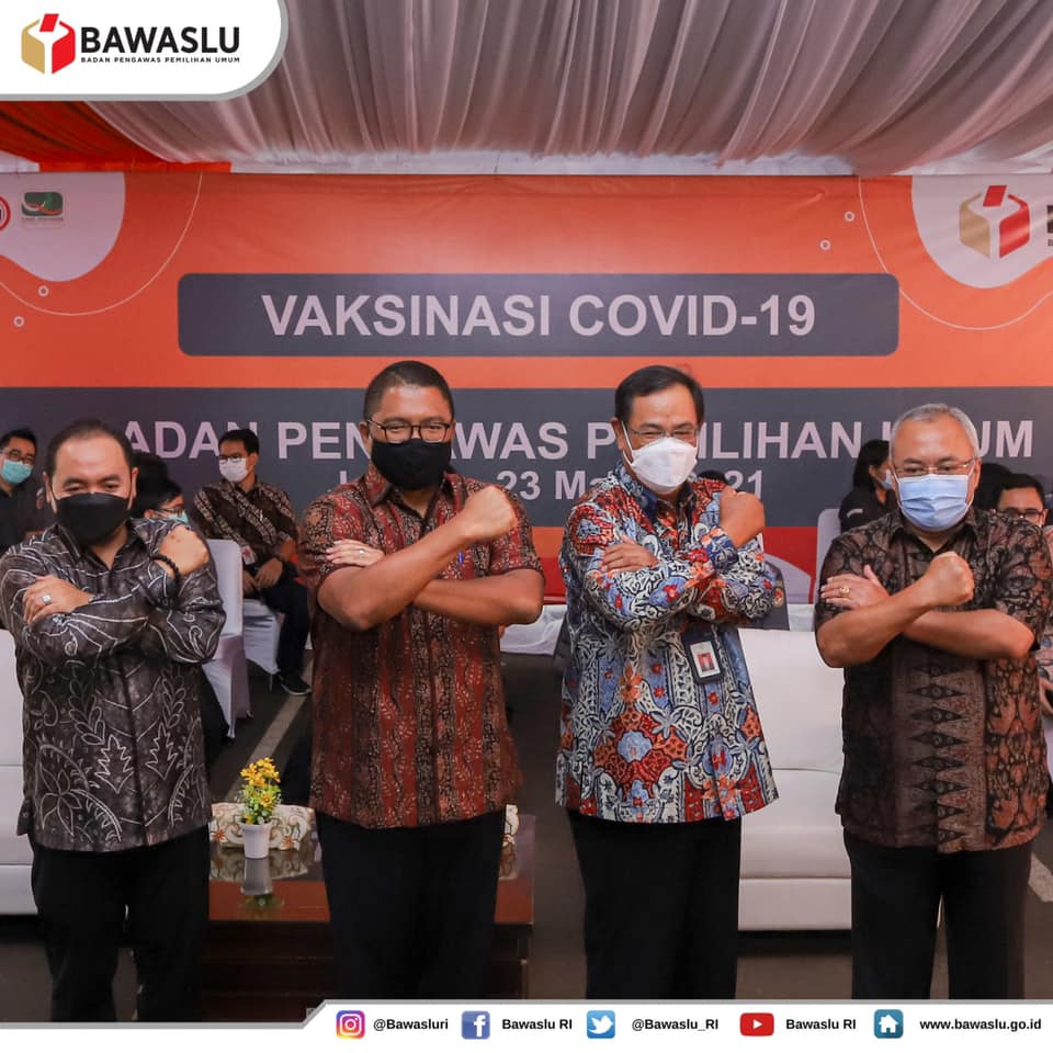 Vaksin Covid-19 di Bawaslu, Fritz dan Afif Yakin Upaya Ini Penting Maksimalkan Kerja