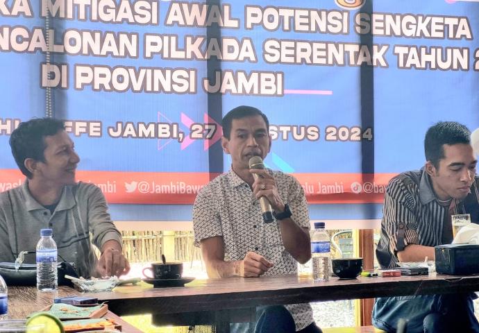Bawaslu Jambi Ungkap Potensi Pelanggaran Saat Proses Pendaftaran