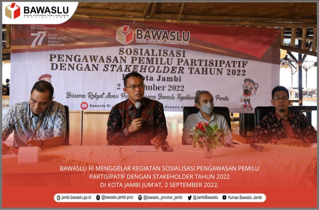 Bawaslu Ajak Masyarakat Bersama Awasi Pelaksanaan Pemilu 2024