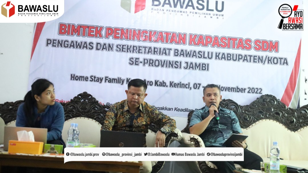 Bawaslu Jambi Gelar Bimtek SDM