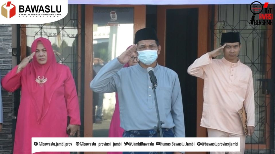 Bawaslu Jambi Gelar Upacara HUT Provinsi Jambi