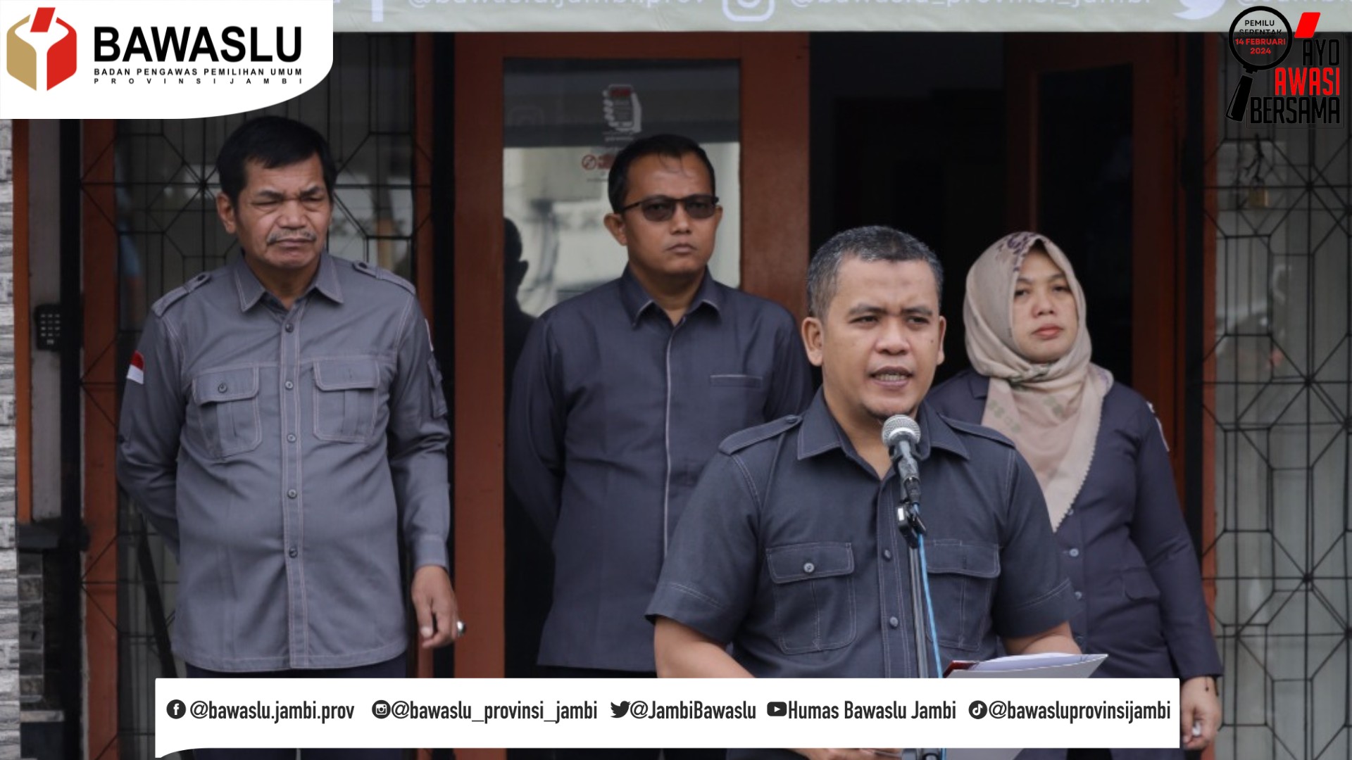 Bawaslu Jambi Gelar Apel Patroli Pengawasan Guna Kawal Hak Pilih