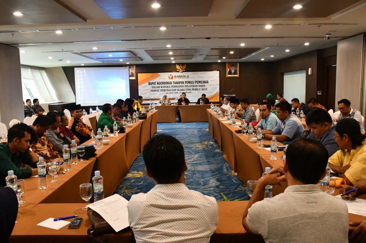 Bawaslu Gelar Rakor Persiapan Pelatihan Saksi TPS