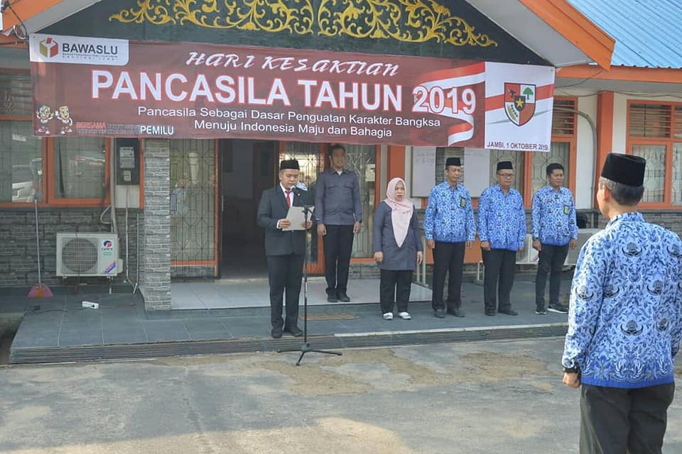 Bawaslu Gelar Upacara Hari Kesaktian Pancasila