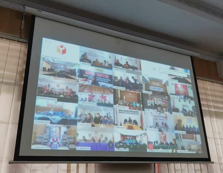 Bawaslu Gelar Vidcon dengan Bawaslu Provinsi