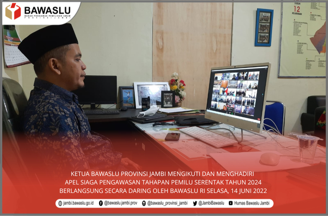 Tahapan Pemilu 2024 Dimulai, Bawaslu Seluruh Indonesia Lakukan Apel Pengawasan