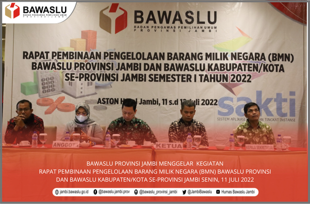 Bawaslu Jambi Gelar Rapat Pembinaan BMN