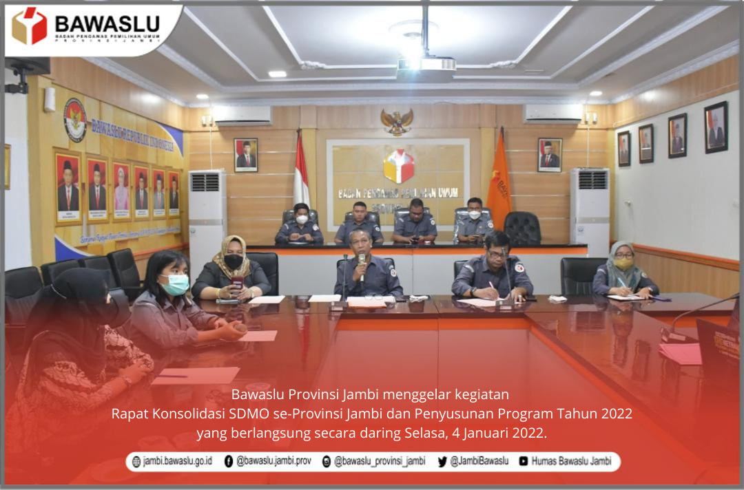 Bawaslu Jambi Gelar Rapat Konsolidasi SDMO