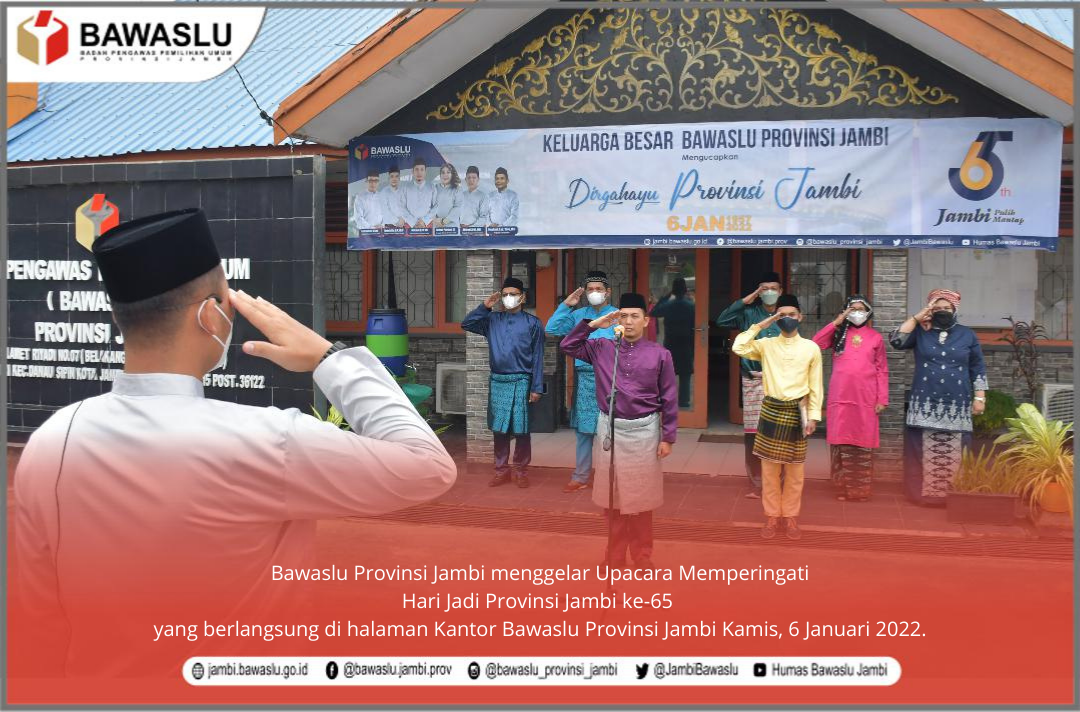 Gelar Upacara Hari Jadi Provinsi Jambi ke-65