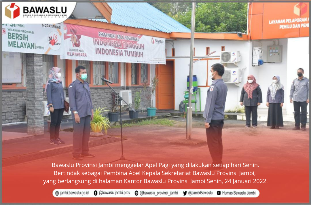 Apel Pagi Jadikan Rutinitas Setiap Senin