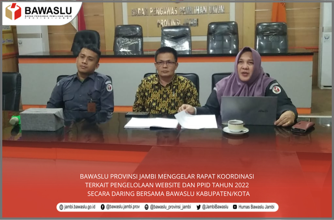 Rakor Daring Pengelolaan Website dan PPID