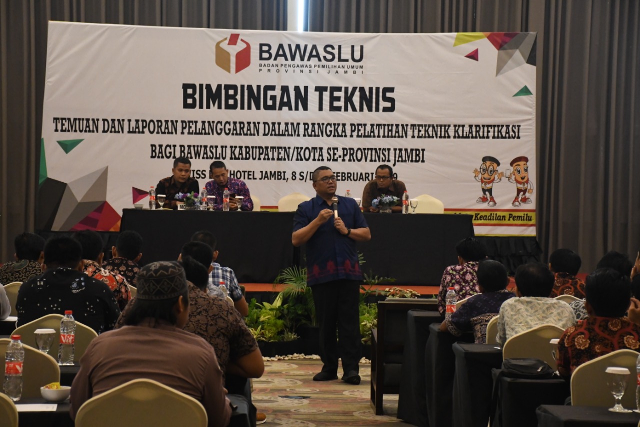 Bawaslu Gelar Bimtek Temuan dan Laporan