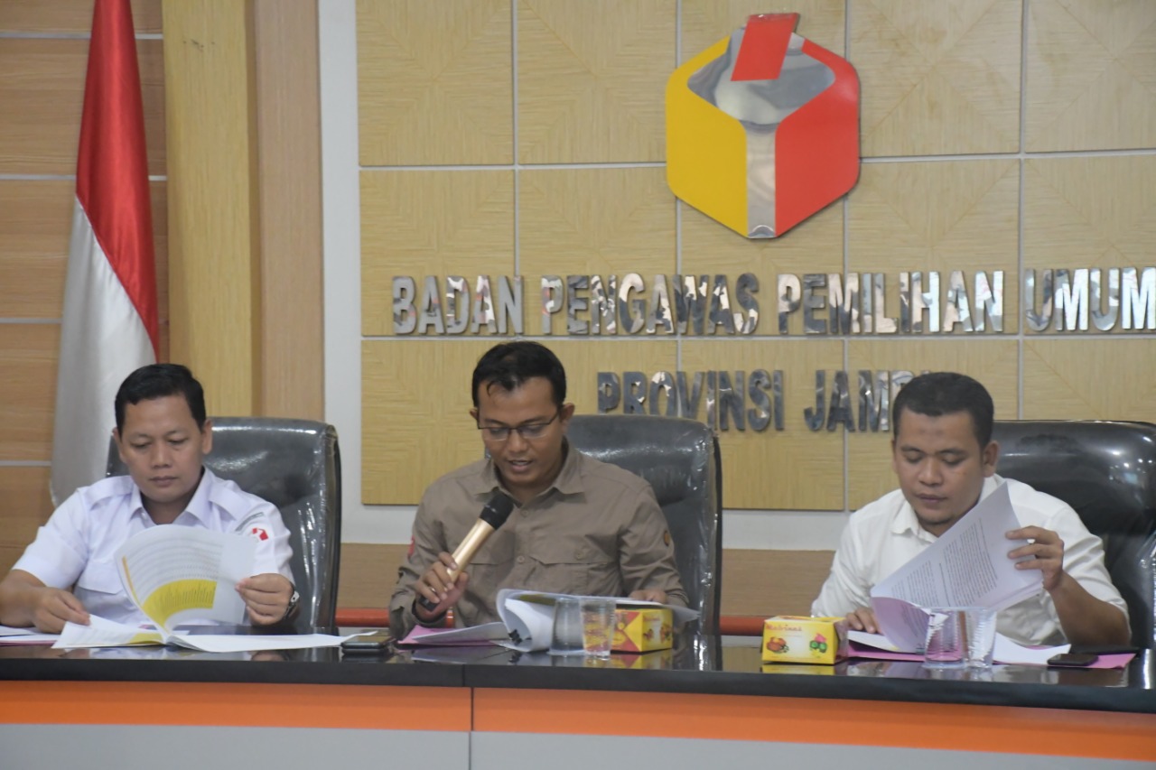 Bawaslu Gelar Jumpa Pers, Terkait IKP di Provinsi Jambi