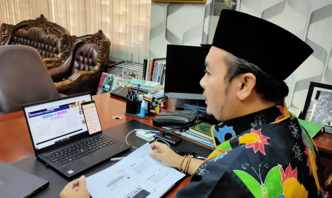 Rapat Bersama KSP, Afif : Biaya Pilkada saat Pandemi Covid-19 Tak Sedikit