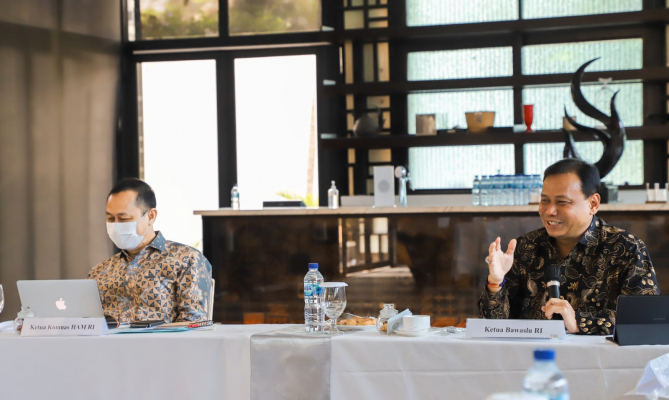 Bawaslu Jelaskan Kampanye Daring, Komnas HAM Berikan Tiga Rekomendasi Hak Keselamatan Publik