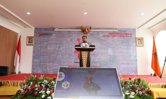 Hari Jadi Bawaslu, Abhan Ajak Doakan Pengawas Pemilu yang Telah Gugur