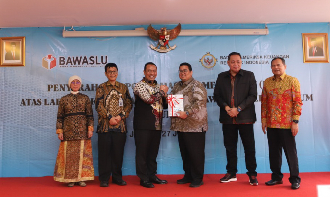 Bawaslu Raih WTP Delapan Kali Berturut-turut dari BPK