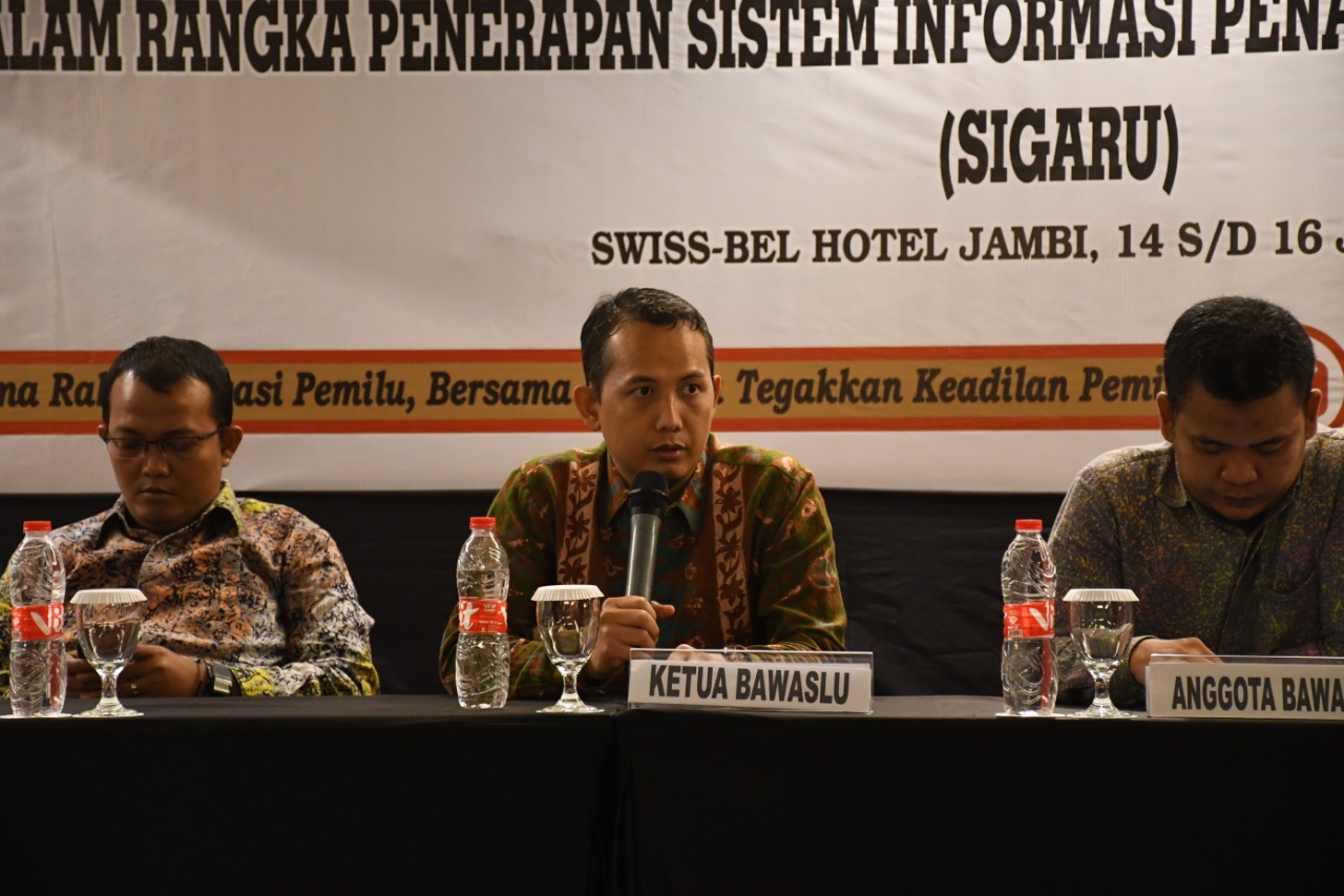 Bawaslu Gelar Pelatihan SIGARU