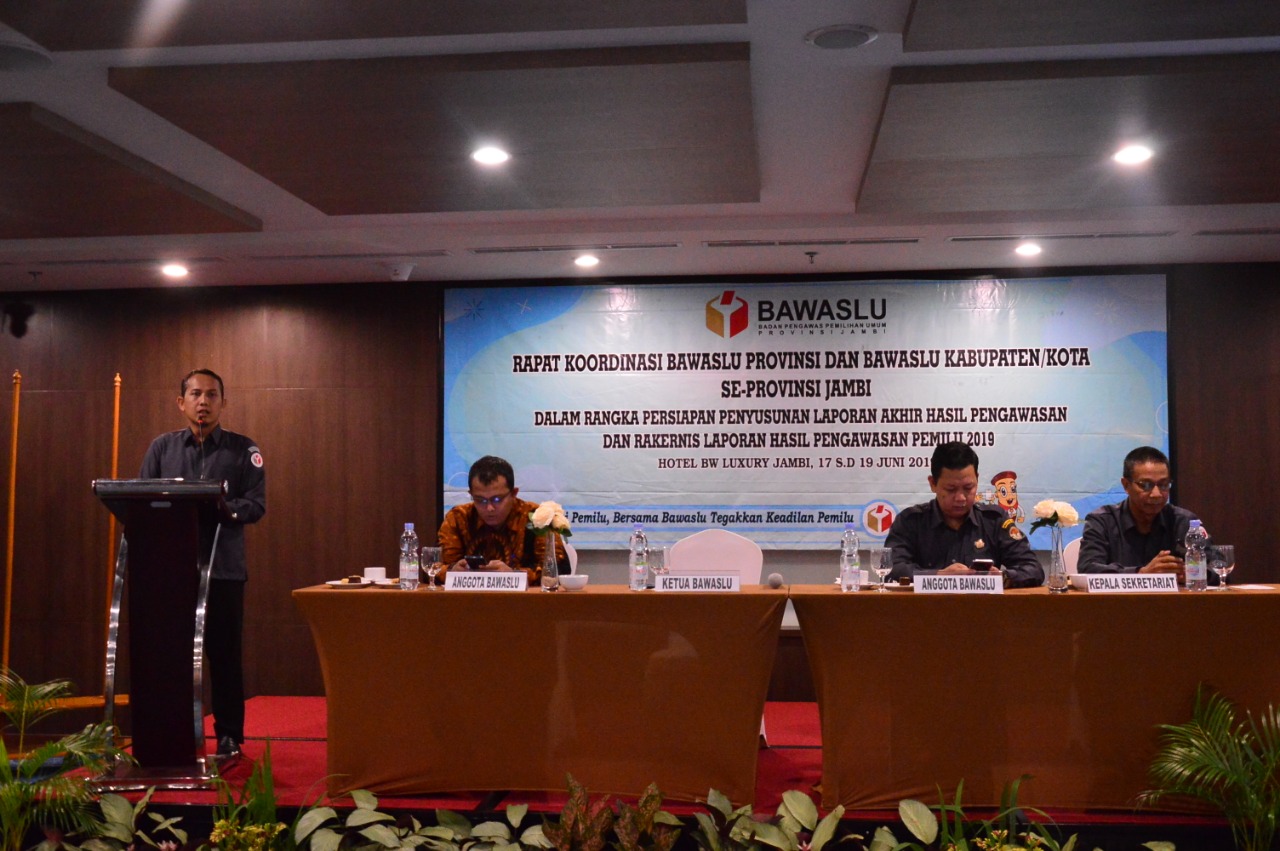 Bawaslu Gelar Rakor Penyusunan Laporan Pengawasan