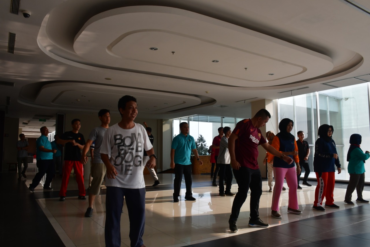 Bawaslu Gelar Senam Zumba