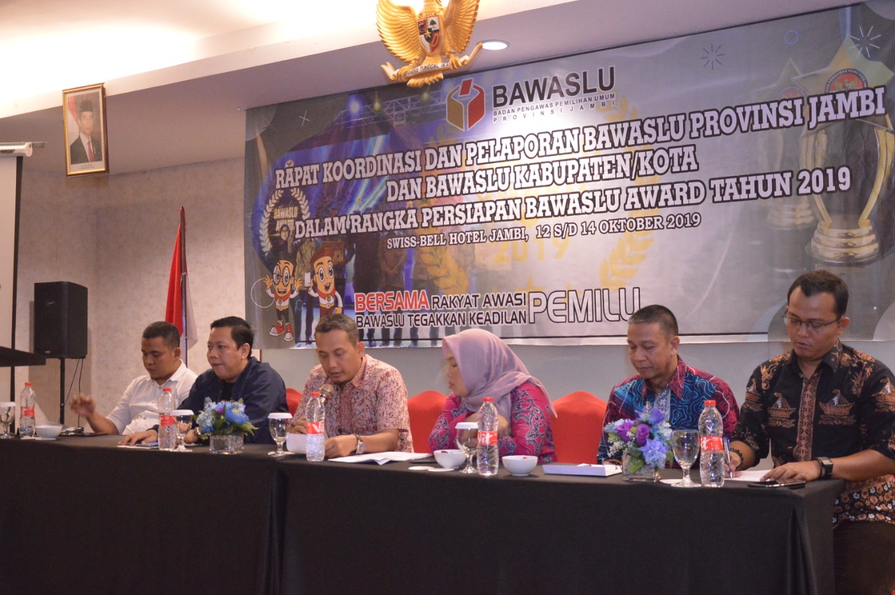 Bawaslu Gelar Rakor Persiapan Bawaslu Award