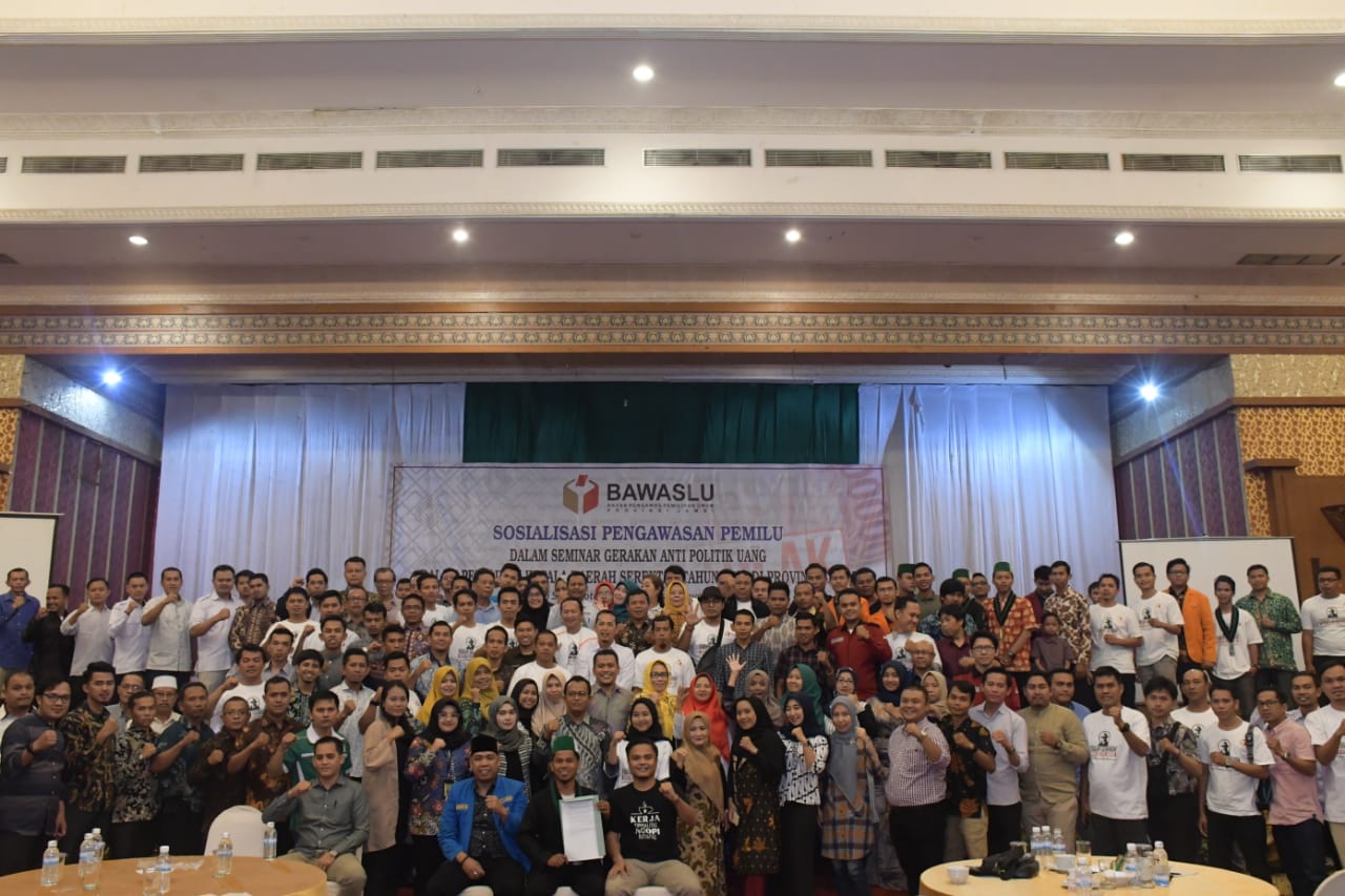 Jelang Pilkada 2020, Bawaslu Gelar Deklarasi Gerakan Anti Politik Uang