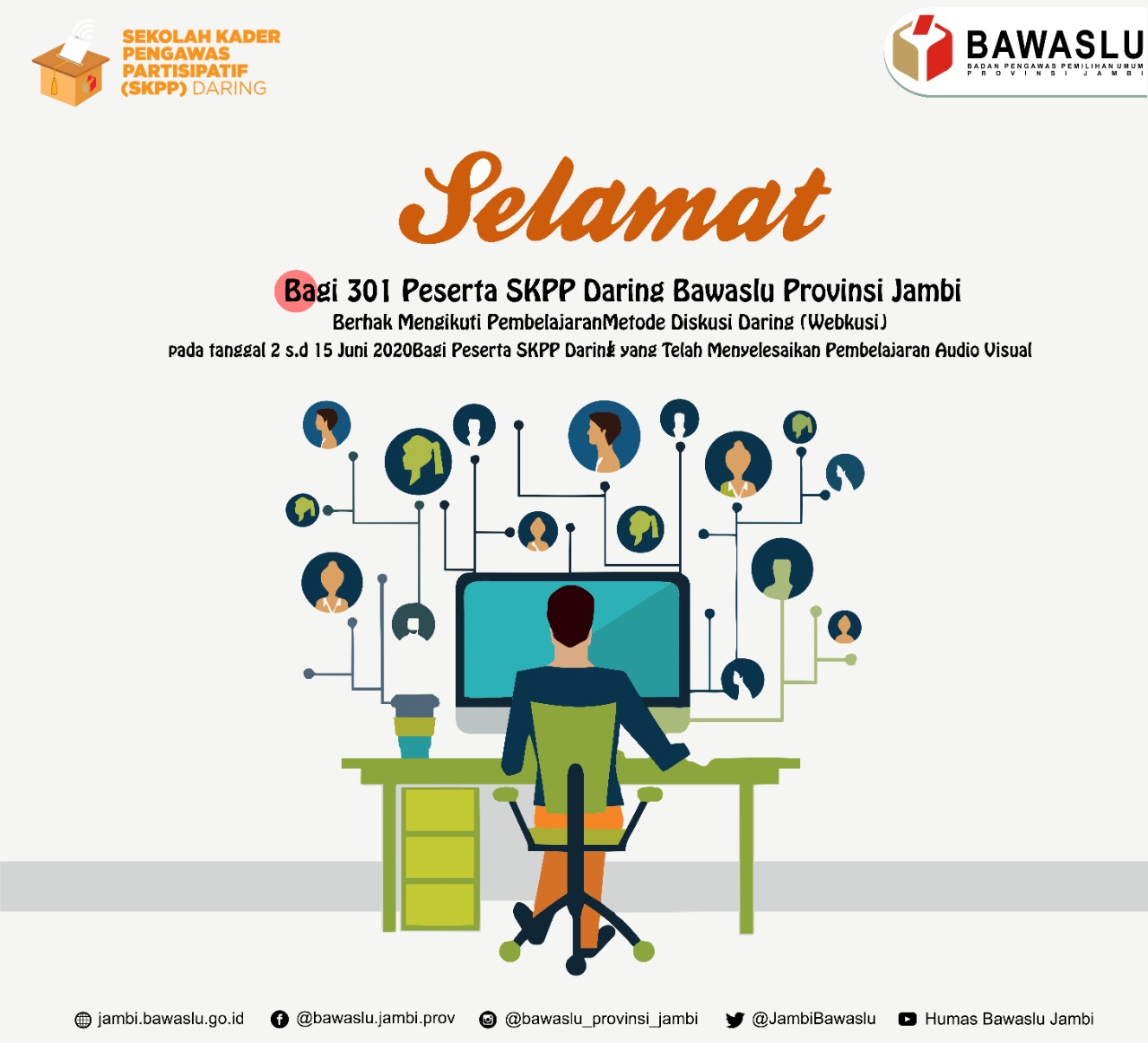 Selamat, 301 Peserta SKPP Jambi Lulus Pembelajaran Audio Visual