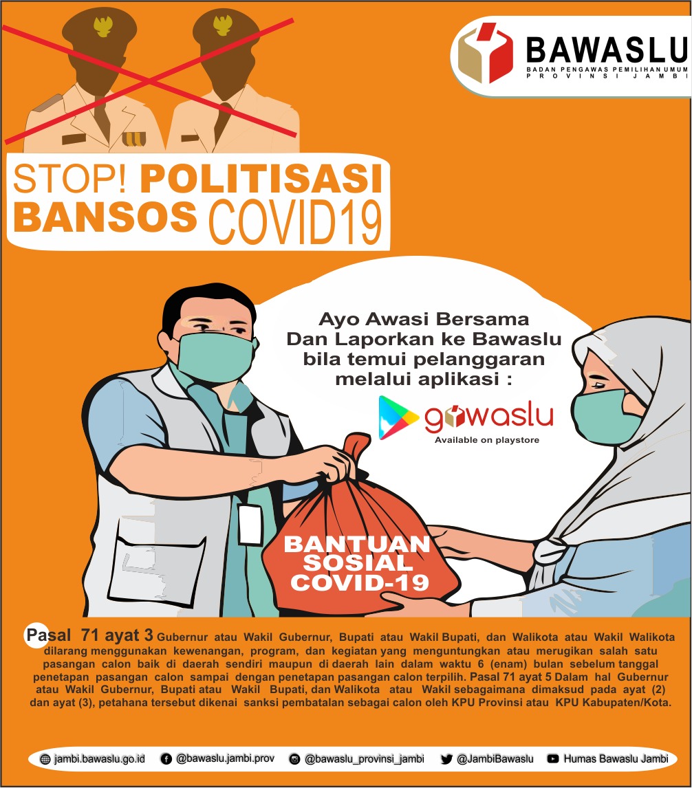 Bawaslu Ingatkan Kepala Daerah, Terkait Kerawanan Politisasi Bansos