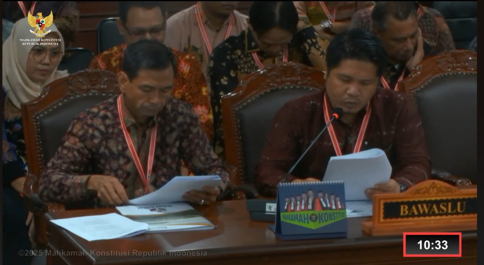 Bawaslu Jambi Dampingi Bawaslu Kabupaten/Kota dalam Sidang di MK