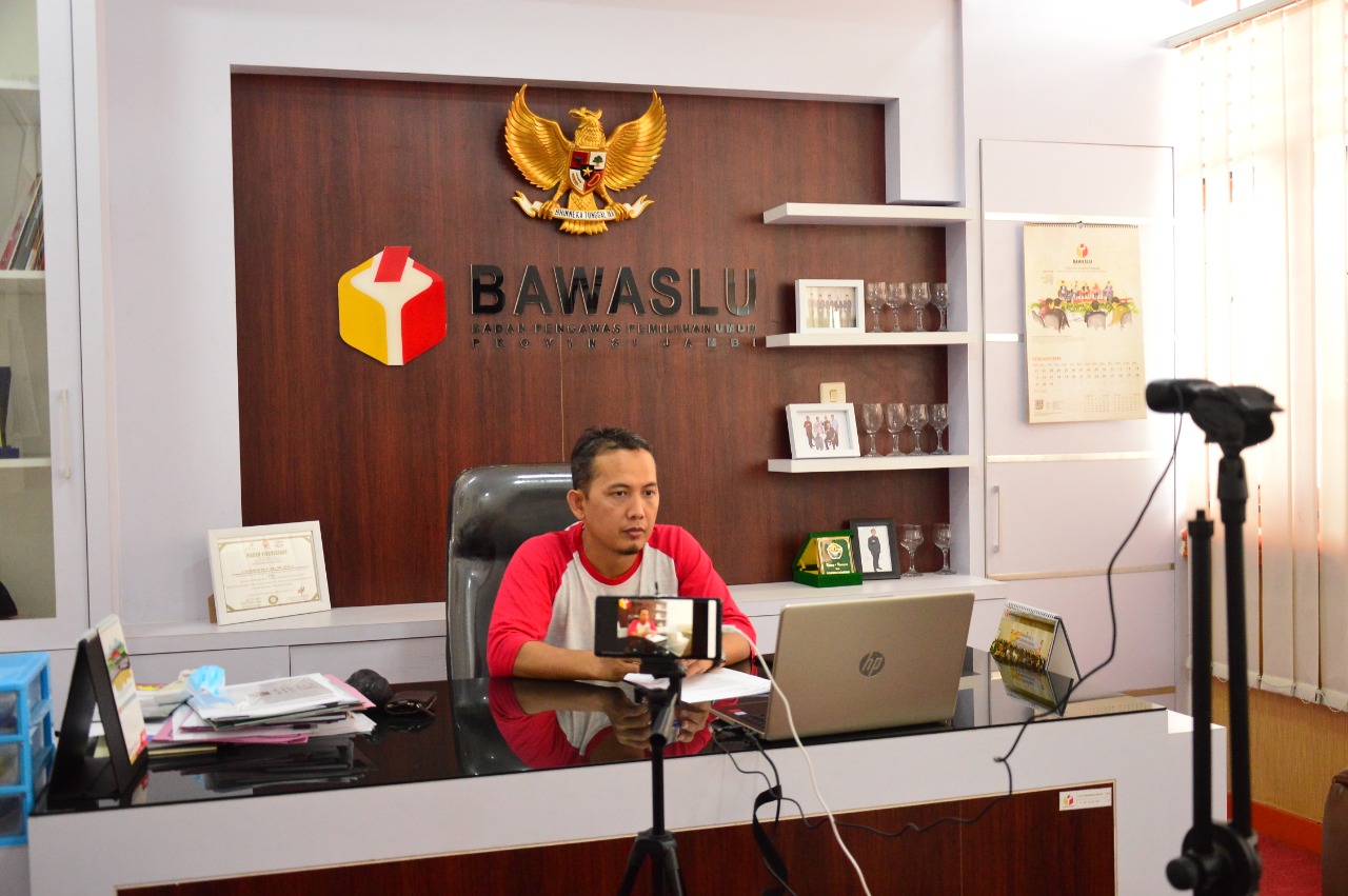 Pasca RDP, Bawaslu Gelar Rapat Virtual dengan Bawaslu Provinsi
