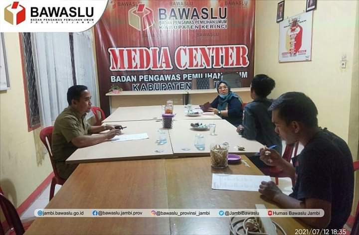 Dalam Rangka Meningkatkan Kinerja, Bawaslu Provinsi Jambi Lakukan Monitoring