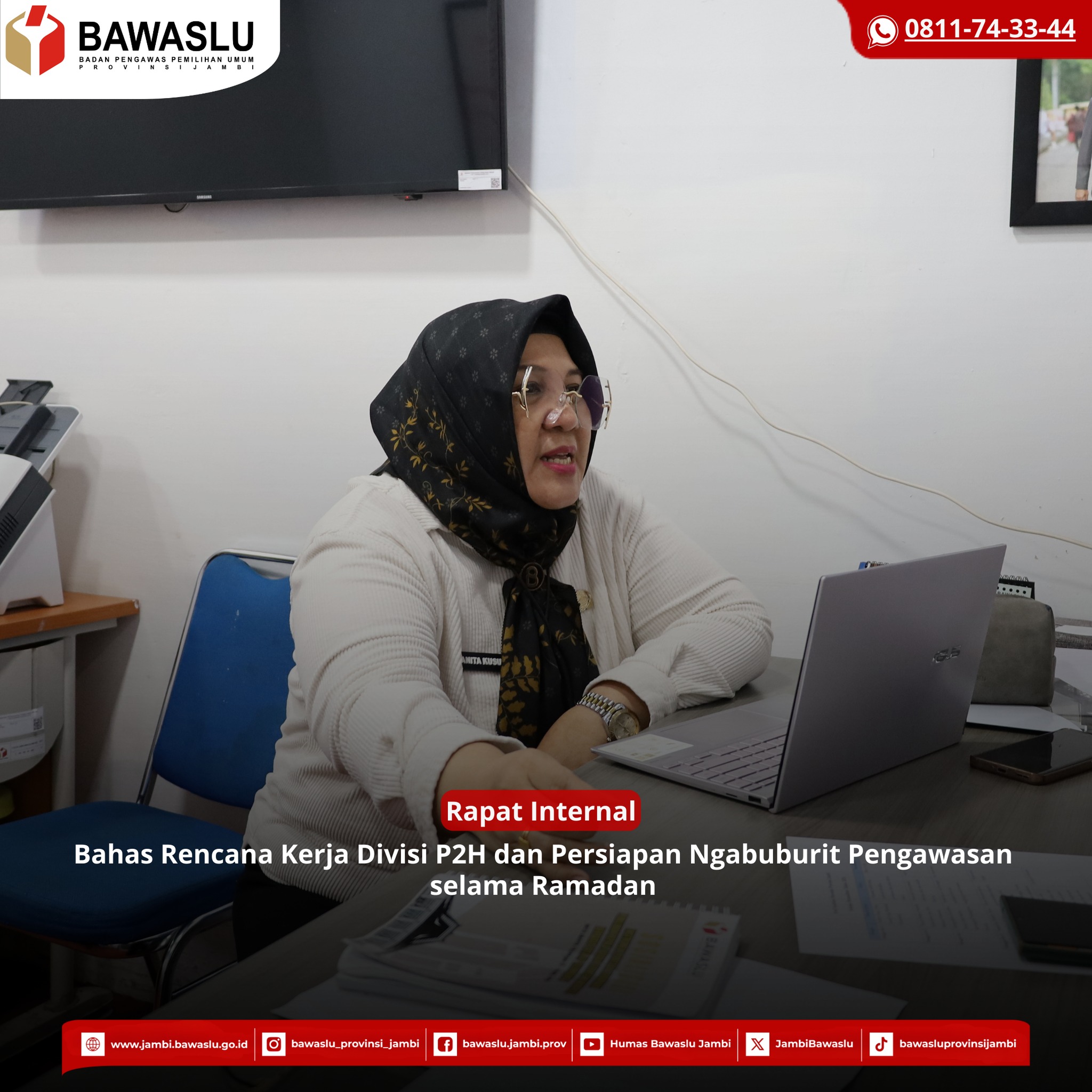 Rapat Internal P2H Bahas Rencana Kerja dan Persiapan Ngabuburit Pengawasan Ramadan