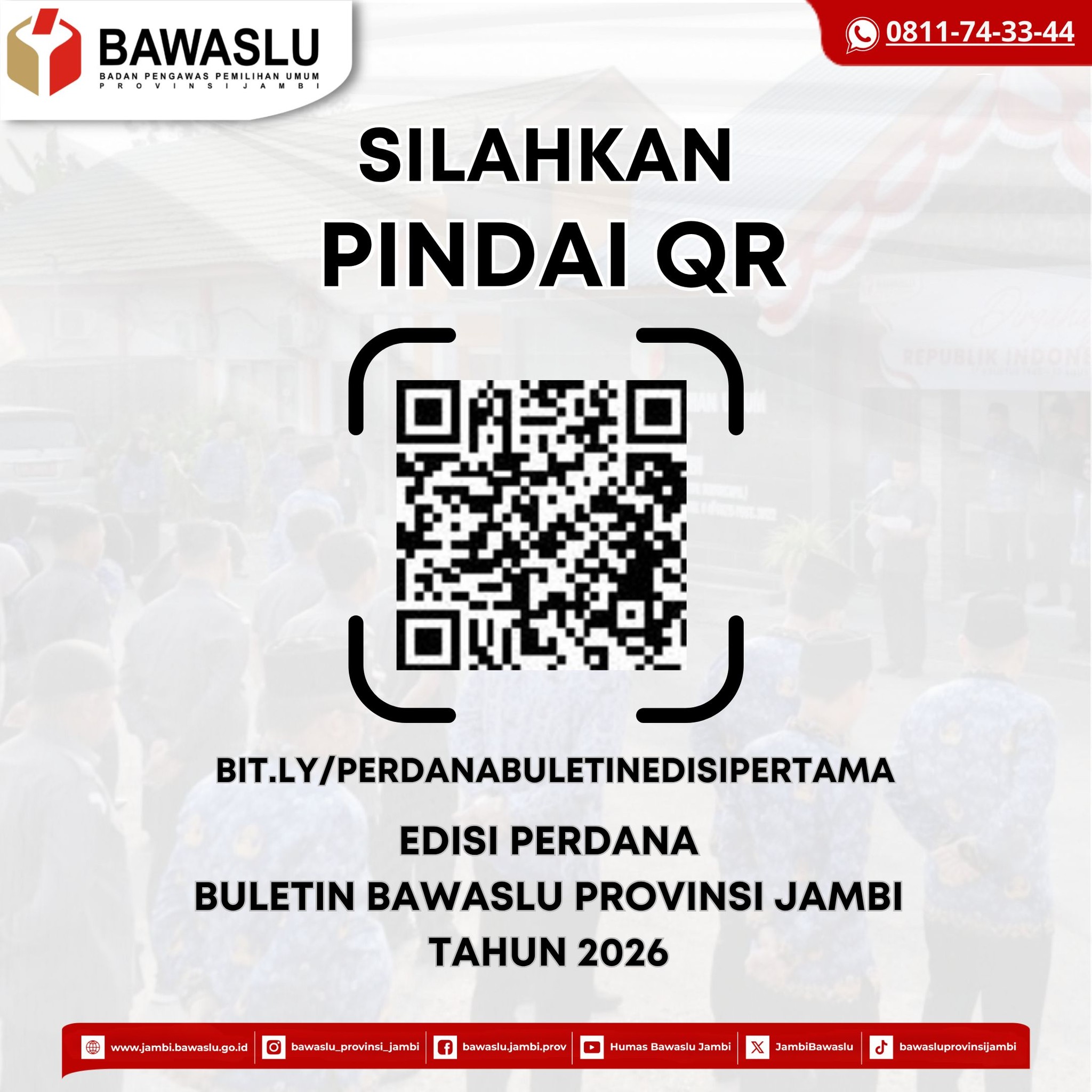 Perkuat Transparansi dan Edukasi Demokrasi, Bawaslu Jambi Luncurkan Buletin Perdana 2026