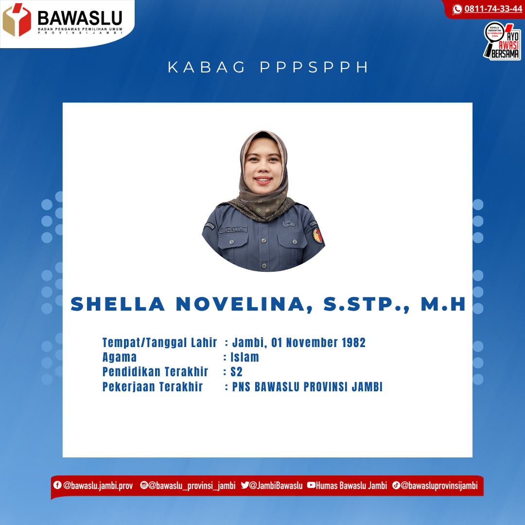 Kabag Penanganan Pelanggaran, Penyelesaian Sengketa Proses Pemilu dan Hukum