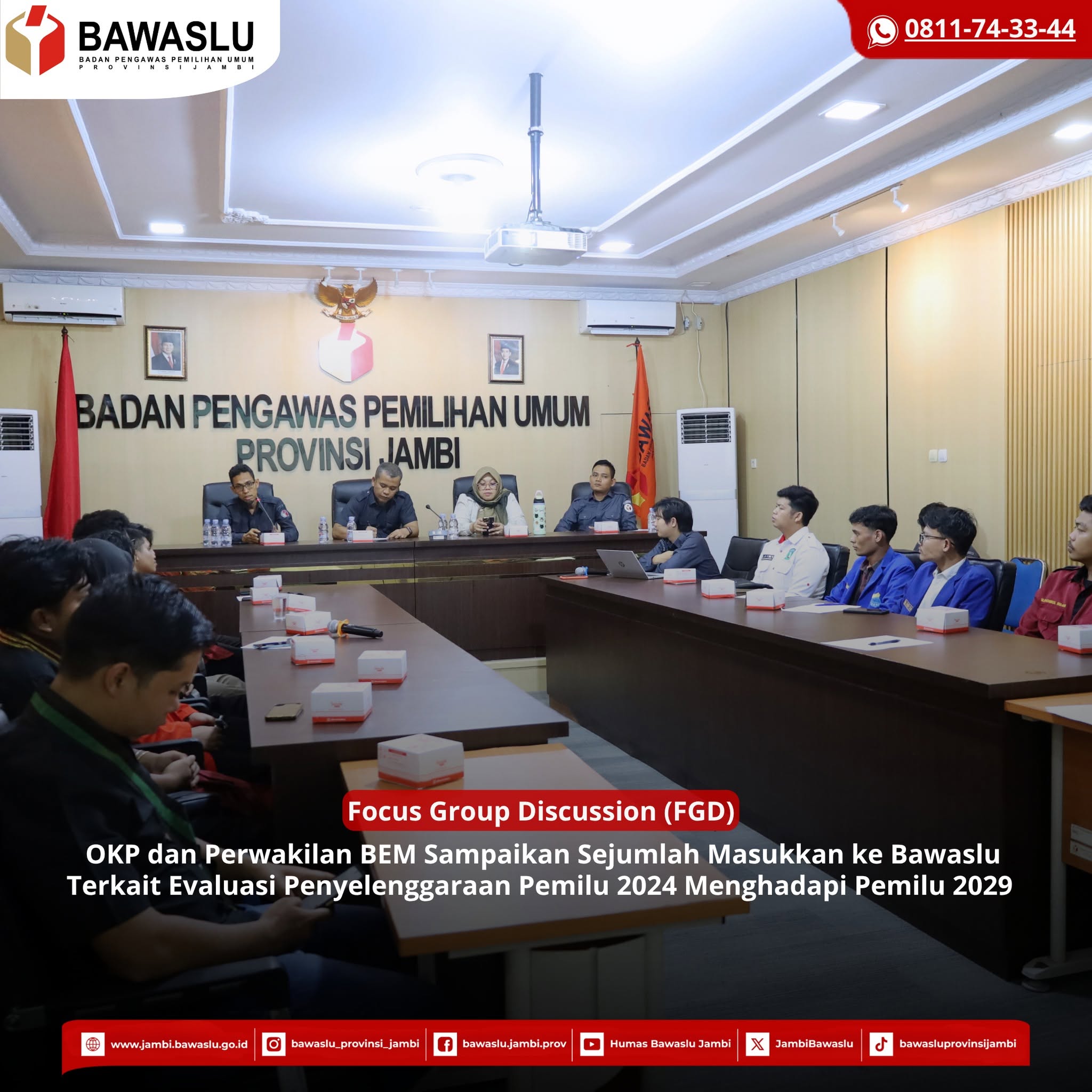 Himpun Masukan OKP dan BEM untuk Evaluasi Pemilu 2024, Perkuat Demokrasi Menuju Pemilu 2029