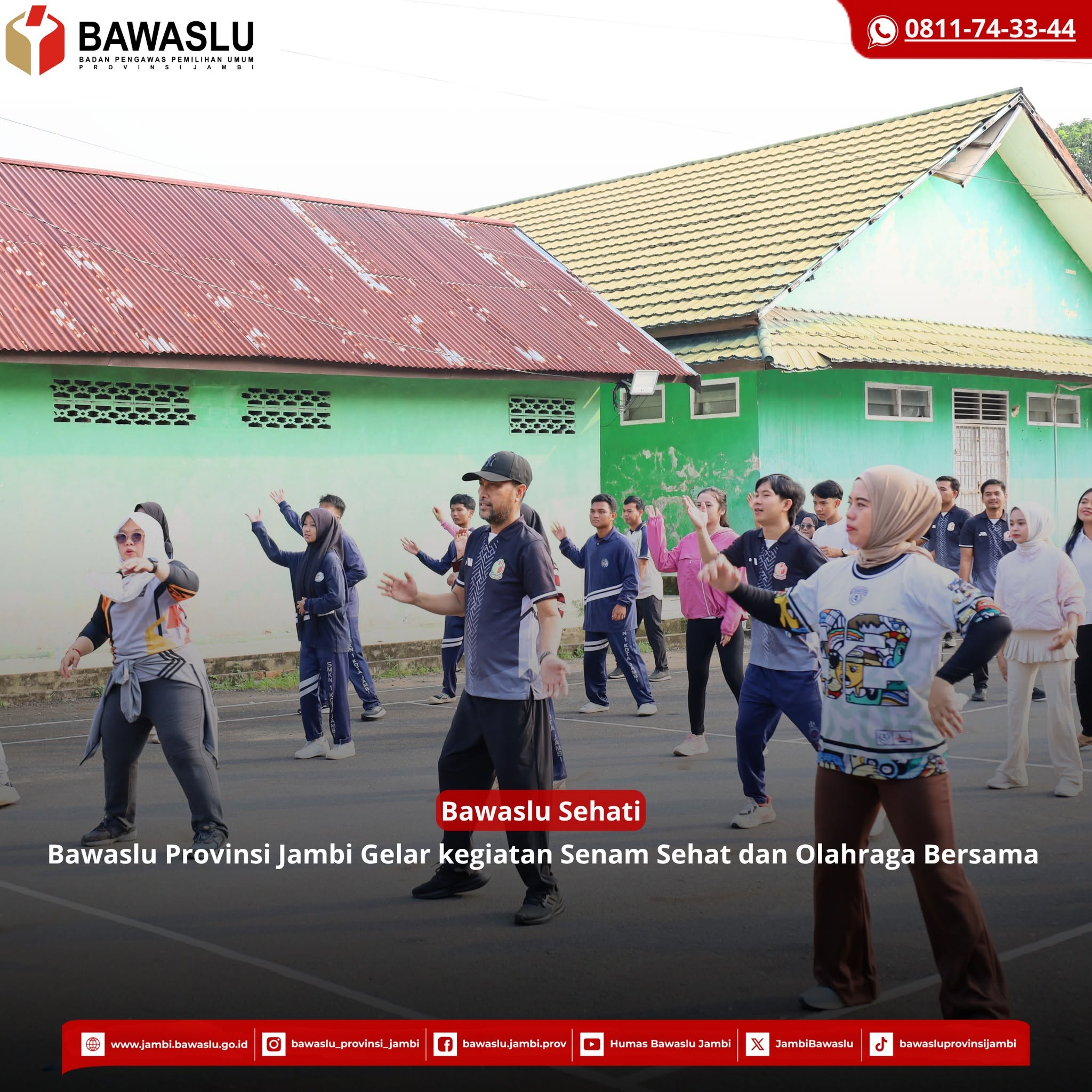 Bawaslu Jambi Perkuat Budaya Kerja Sehat Melalui Program Bawaslu Sehati