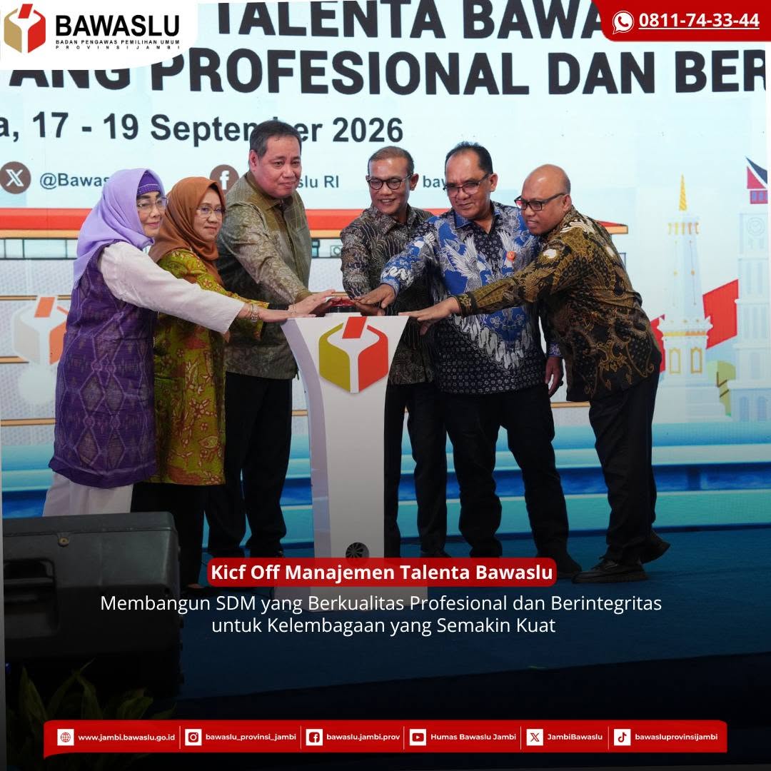 Bawaslu Perkuat Manajemen Talenta untuk Mewujudkan SDM Berkualitas dan Profesional