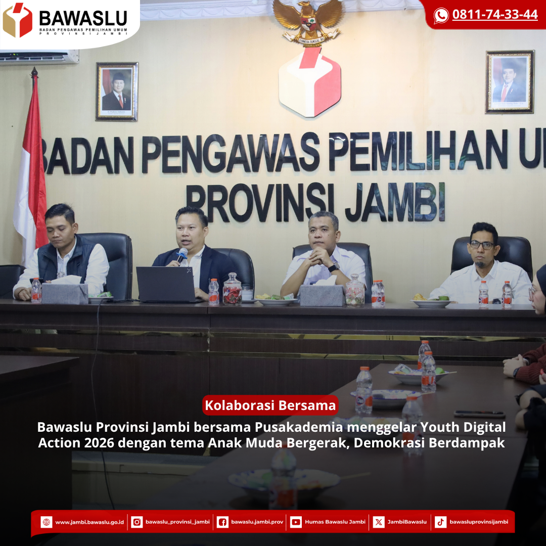 Dorong Anak Muda Jadi Agen Edukasi dan Pengawasan Demokrasi