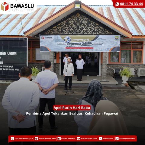 Kepala Sekretariat Tekankan Evaluasi Kehadiran Pegawai