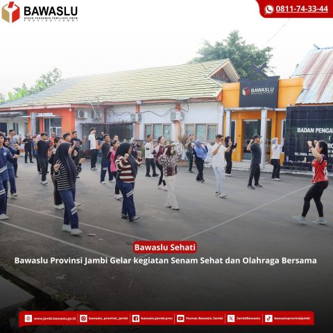 Melalui Bawaslu Sehati, Perkuat Budaya Hidup Sehat dan Kebersamaan