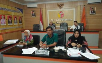 Rapat Virtual dengan Korsek Bawaslu Kabupaten/Kota