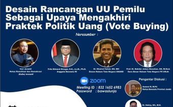 Kembali Bawaslu Akan Gelar Webinar, Kali ini Gandeng Unja