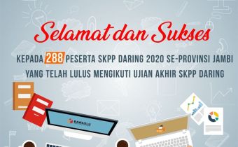 288 Peserta Dinyatakan Lulus SKPP Daring