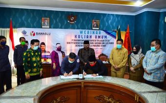 Bawaslu Gelar Kuliah Umum dan MoU Bersama UIN Jambi