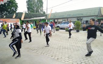 Bawaslu Jambi Gelar Senam Sehat Bersama