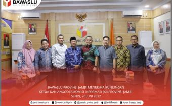Bawaslu Jambi Terima Kunjungan KI