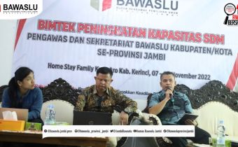 Bawaslu Jambi Gelar Bimtek SDM